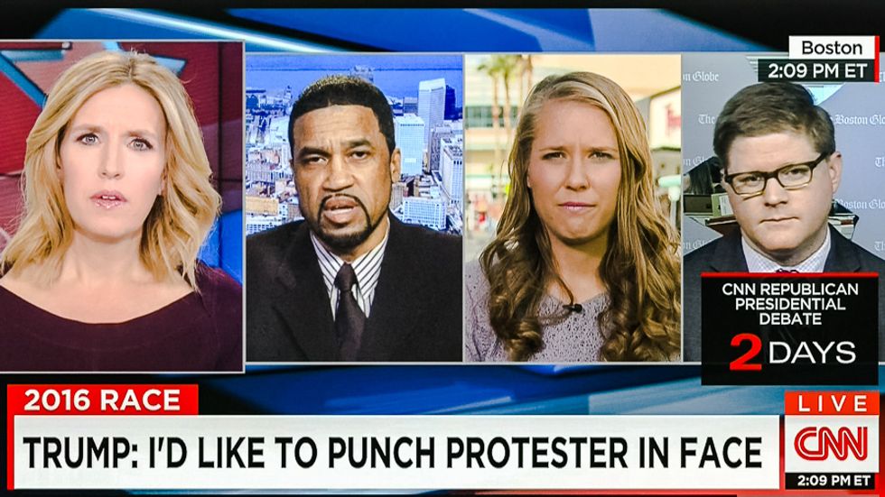 Pastor backing Trump on CNN: 'I'm not going to say I don't support' punching protesters in the face