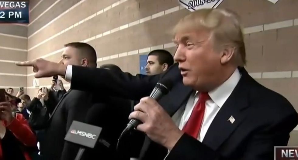 WATCH: Trump storms Glenn Beck’s Cruz event in Nevada and makes bizarre impromptu speech