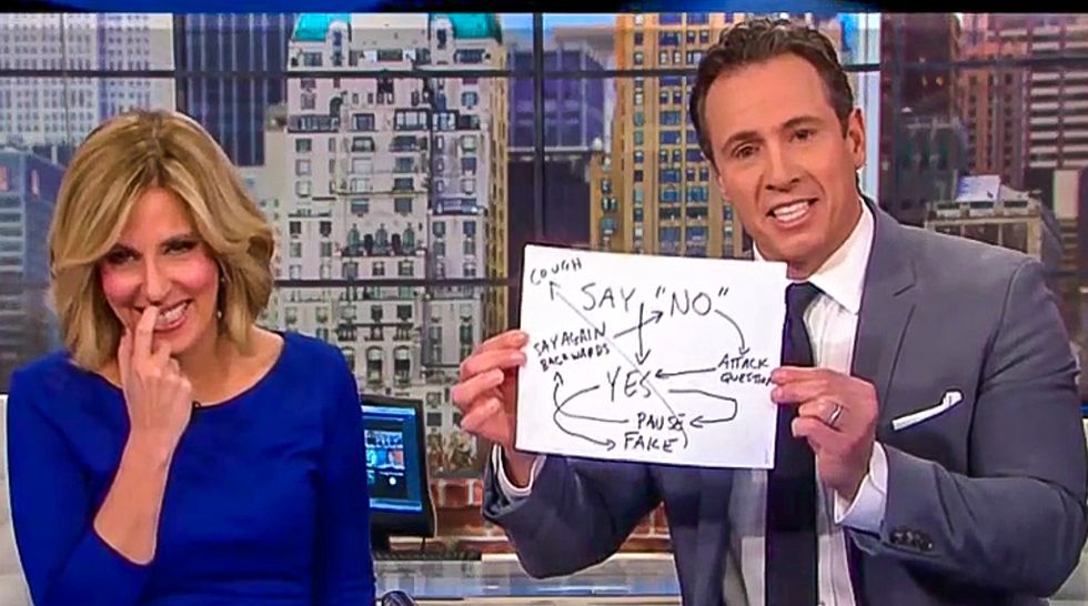 Chris Cuomo utterly destroys Sean Spicer's schizophrenic answers on FBI probe of Trump