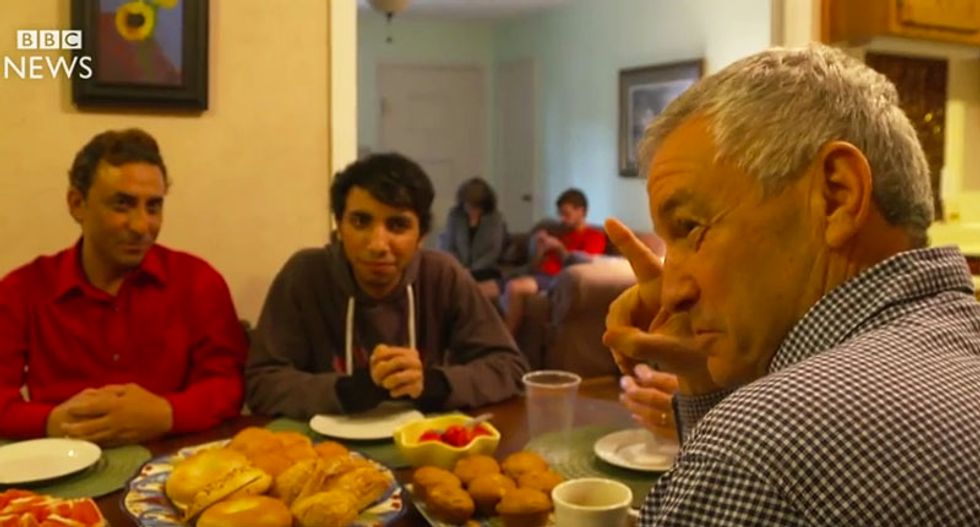 WATCH: Muslim refugees assure terrified Trump supporter they’re not coming to chop off heads