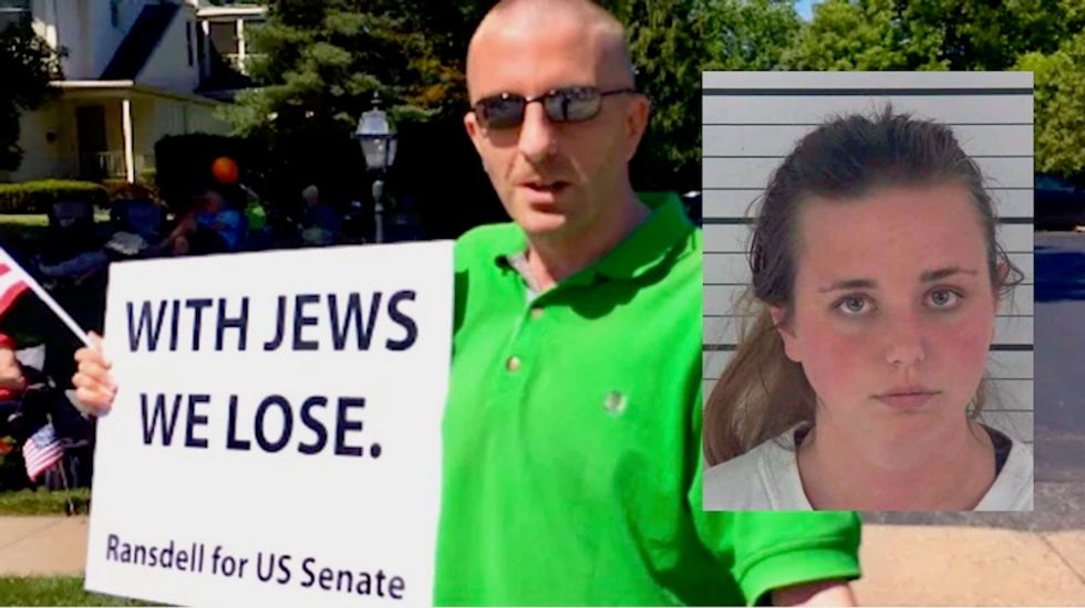 Kentucky neo-Nazi killed in car crash -- alleged killer was white woman who sipped bourbon while babysitting until drunk enough to be in a coma