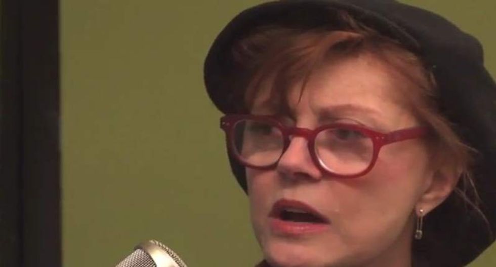 Susan Sarandon joins Standing Rock Sioux protest against North Dakota pipeline