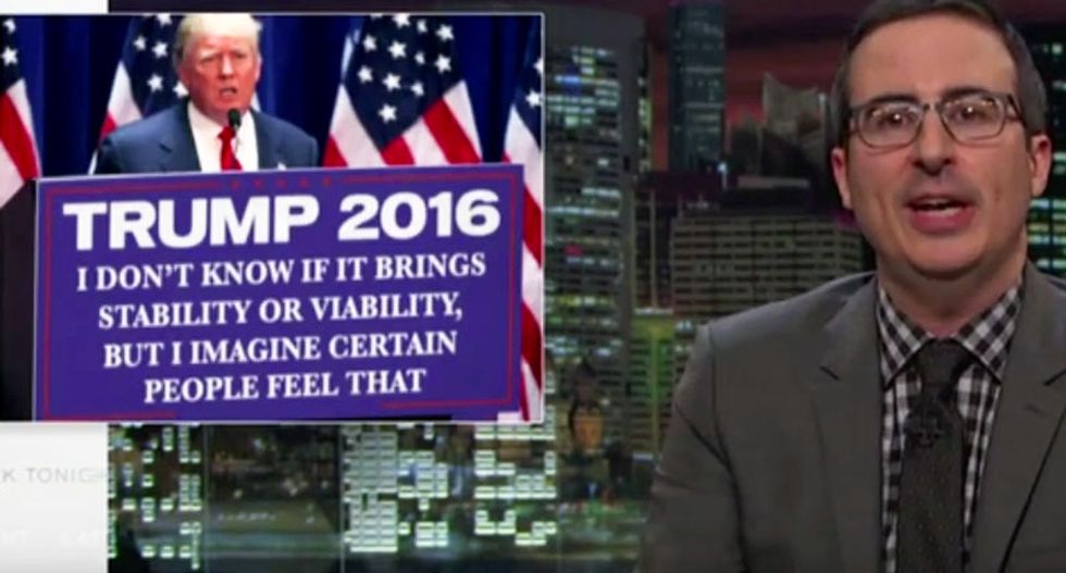 John Oliver annihilates Donald Trump: He’s a 'bullsh*t artist selling a sh*tty lifestyle'