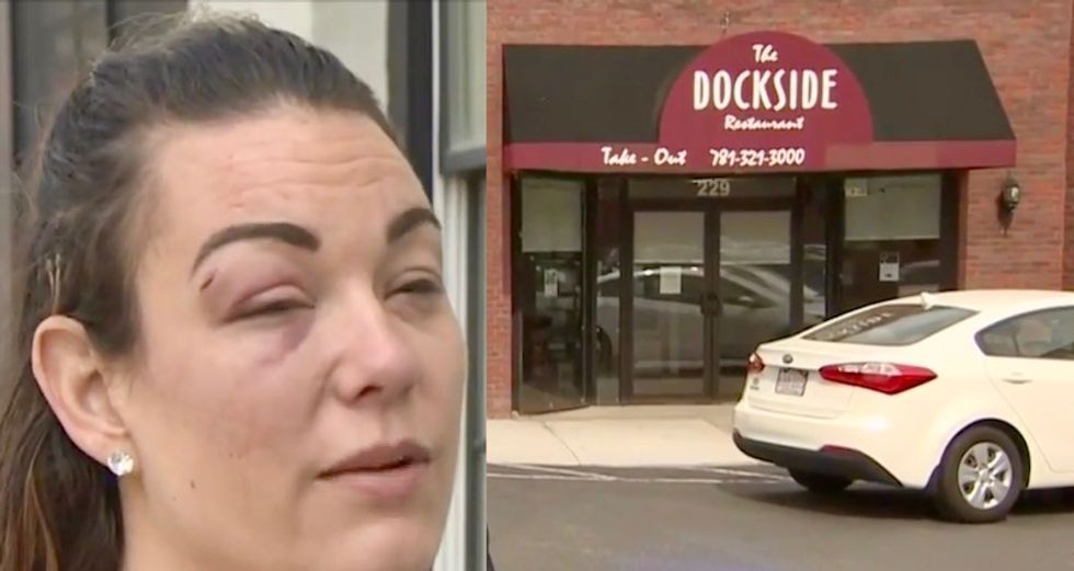 Boston lesbian couple assaulted at bar by raging man screaming homophobic slurs: 'He beat us both to a pulp'