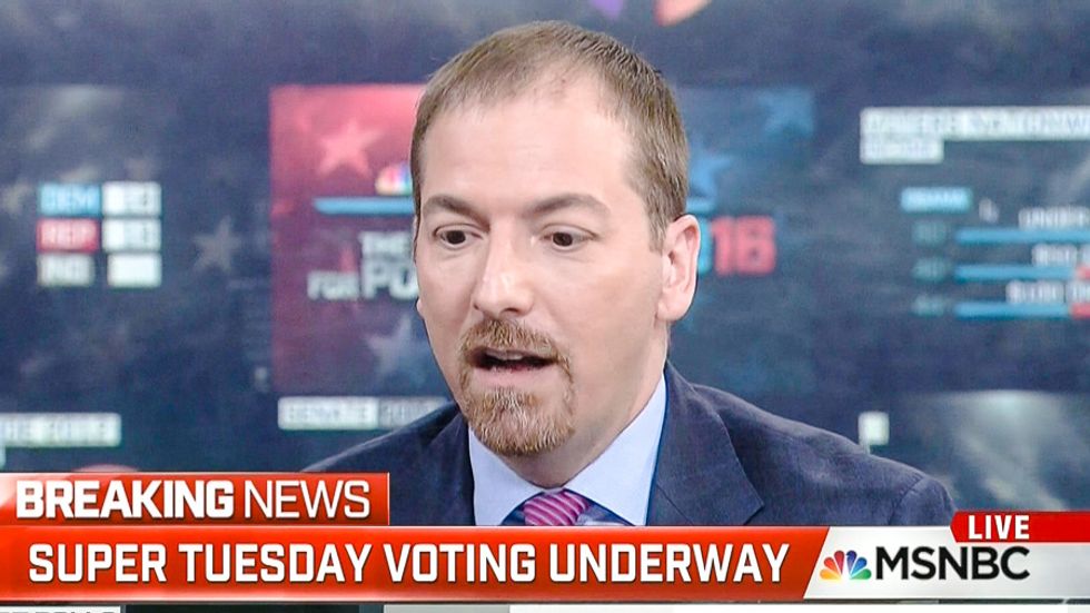 Chuck Todd drops a bombshell: 'At least one' GOP senator plans to endorse Hillary if Trump wins