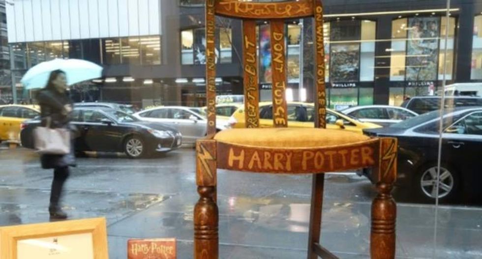 J.K. Rowling puts chair she used while writing early 'Harry Potter' books up for auction