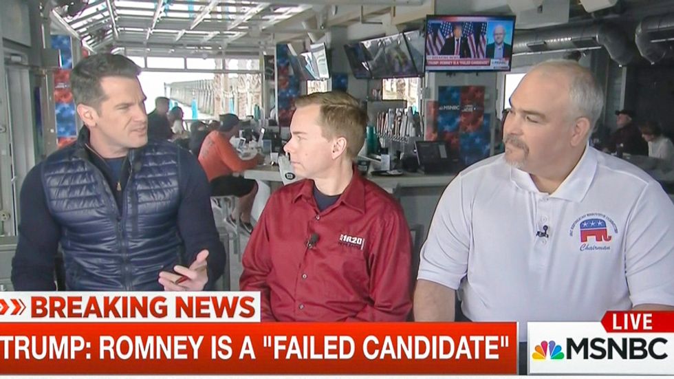 Right-wing host asks MSNBC: How can Christians vote for Trump after he said Romney 'offered to blow him'?