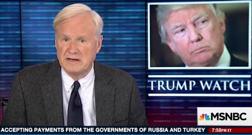 'This country cannot survive with a failure at the top’: Chris Matthews explodes at 'pure evil' Donald Trump