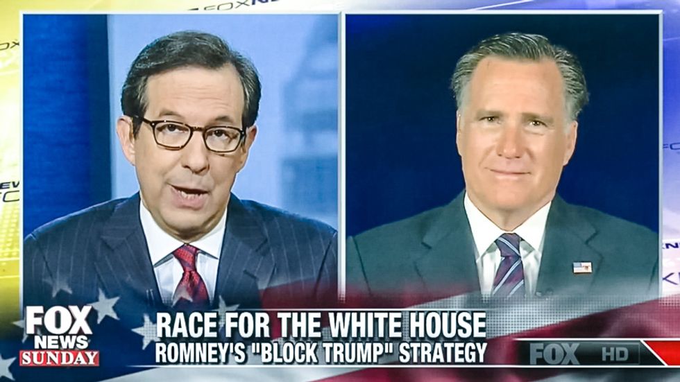 Fox's Chris Wallace grills Romney: Is Trump your fault for 'legitimizing' his birther campaign in 2012?
