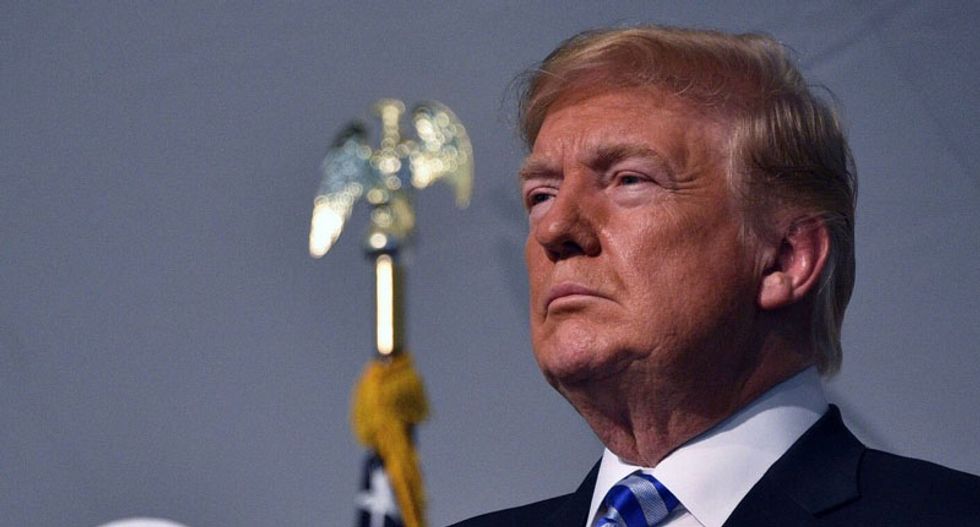 President Trump offers 'thoughts and prayer' to newsroom victims 10 days after he called the media 'America's enemy'