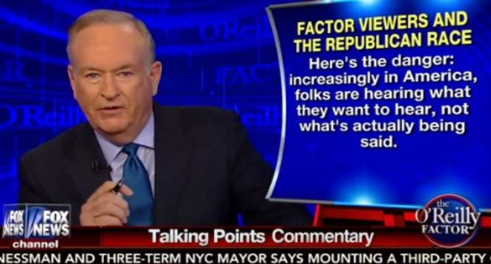 Bill O'Reilly rejects viewer complaints about Trump debate interview: I 'keep it all real and fair'