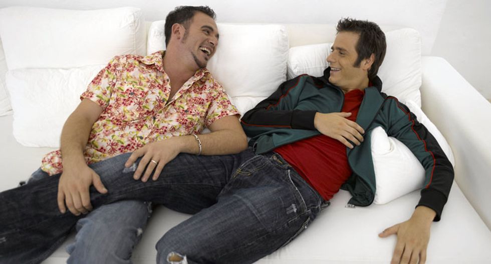 The science of bromance: Research suggests men should cuddle together more often