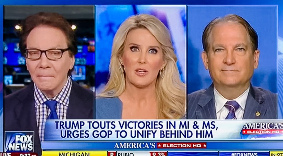 Fox pundit: Trump can 'unite warring factions of white supremacists' within the GOP