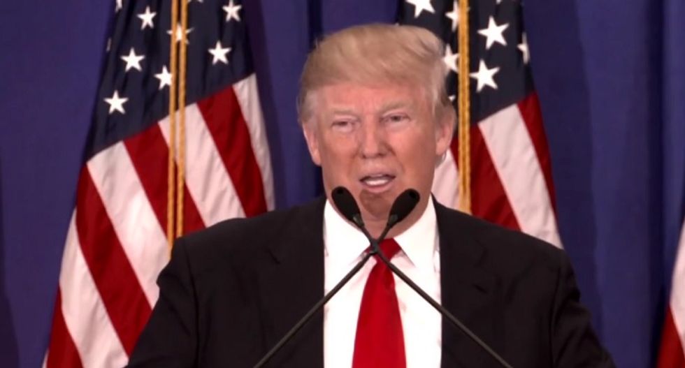 WATCH: Trump throws a tantrum after man confronts him for swearing around children