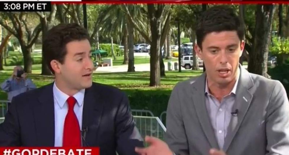 WATCH: Ex-Trump employee hilariously called out on CNN for using 'booster chair'