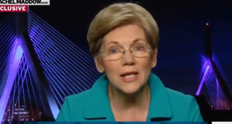 Elizabeth Warren slams Trump for blurting out 'racial slur' during Native American event