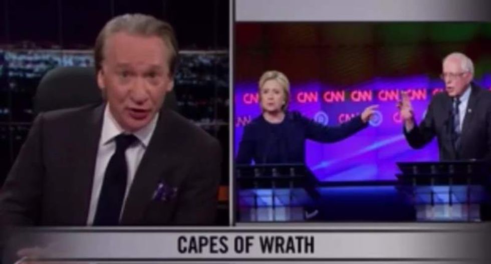 Bill Maher: Clinton and Sanders fans' attacks on one another 'is gonna be the death of liberals'