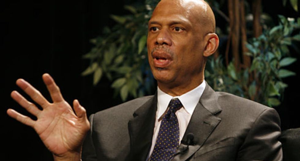 NBA legend Kareem Abdul-Jabbar compares national anthem to slave songs to shame Trump