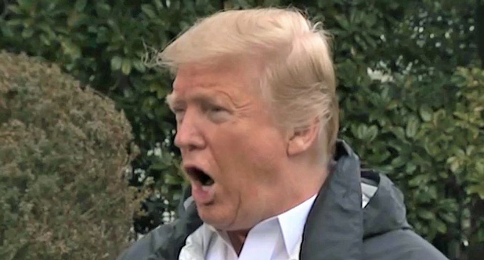 'Sure, Jan': Trump ridiculed for denying he had anything to do with the USS John McCain being concealed in Japan