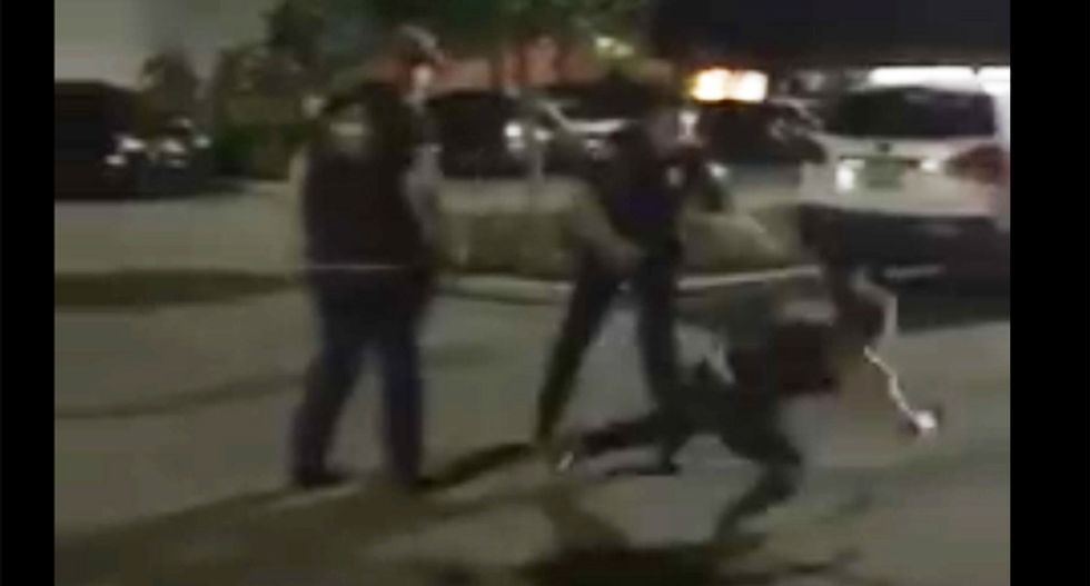 WATCH: Florida cop sneaks up behind drunk woman and violently slams her to the ground without warning