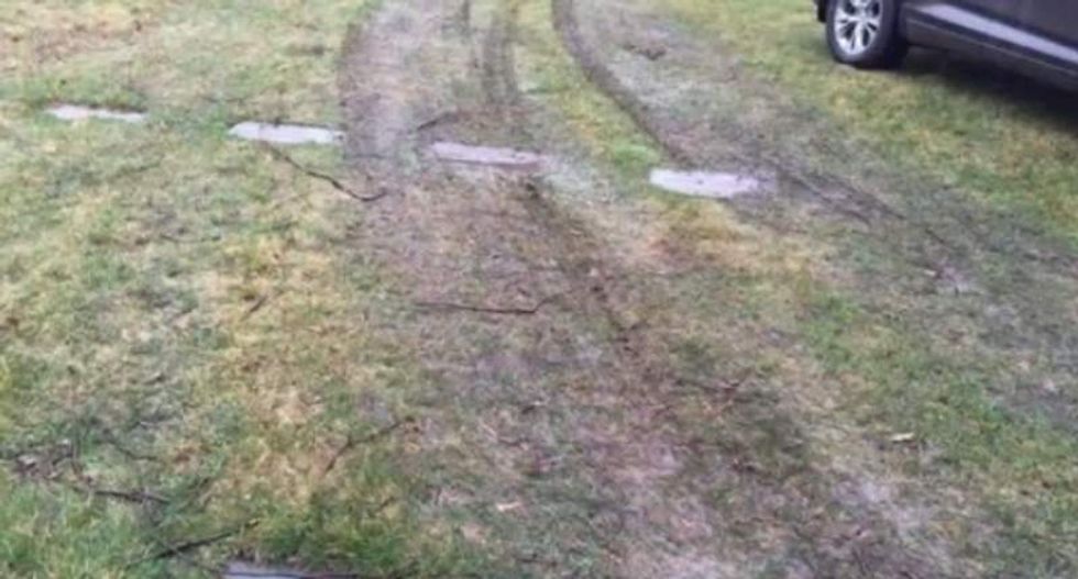 Illinois graveyard torn up after Donald Trump supporters turn it into rally parking lot