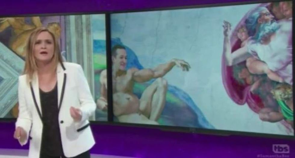 Samantha Bee tears into Ted Cruz: He's so hated not even God can stand talking to him