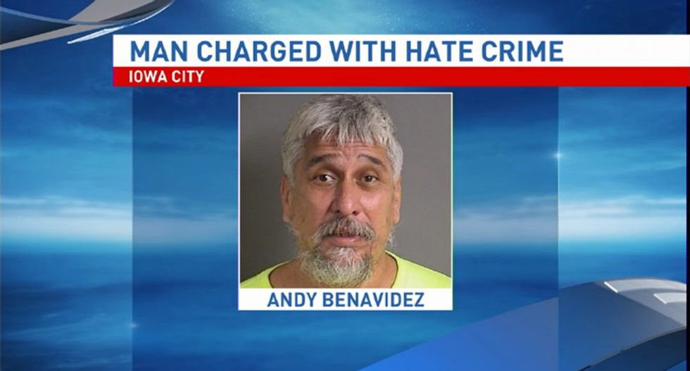 Iowa man says he needed surgical mask to punch stranger because he’s ‘allergic to black people’