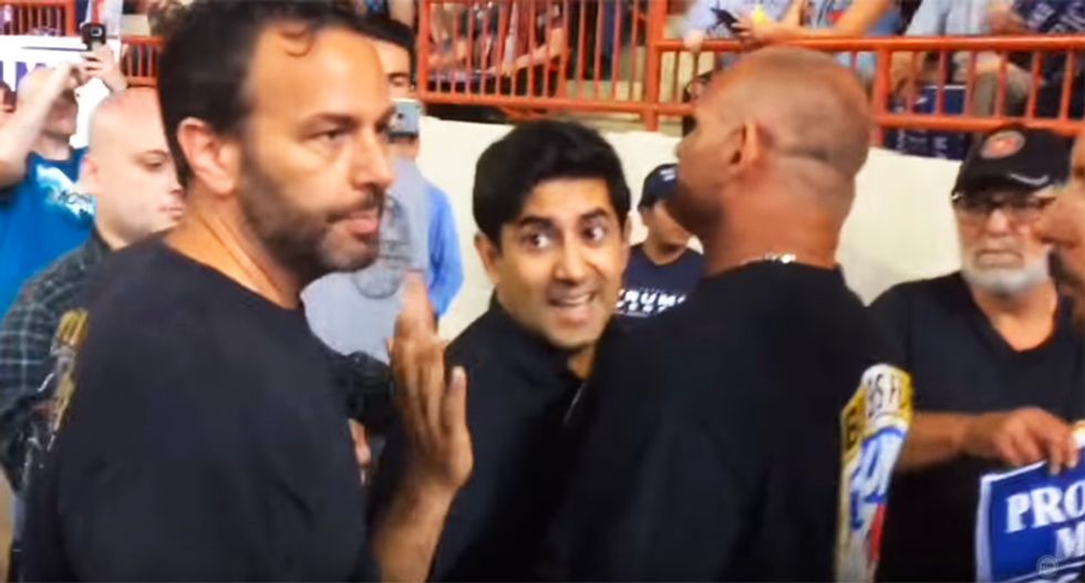 ‘Bikers for Trump’ mistake non-white rally-goer for protester and physically force him out of arena
