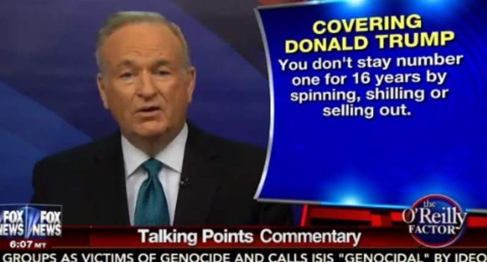Bill O'Reilly defends Trump coverage: Jorge Ramos 'has no bleeping clue what we do here'
