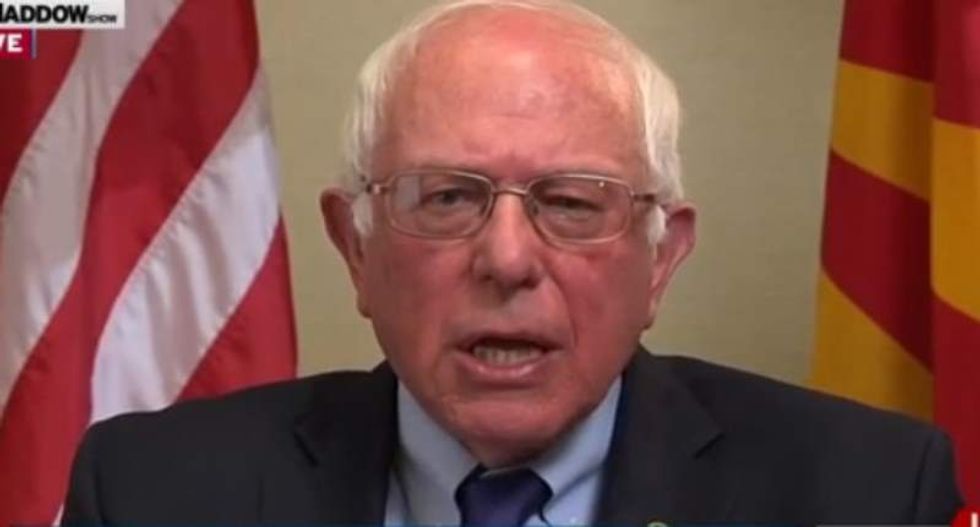 Bernie Sanders says calls for him to exit Democratic race are 'absurd'