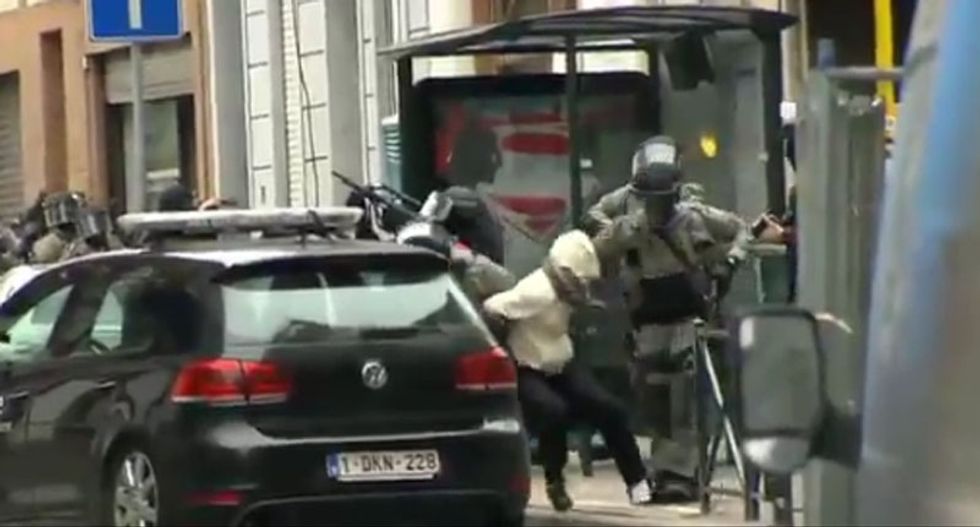 Video shows the moment Paris attacks suspect arrested in Brussels