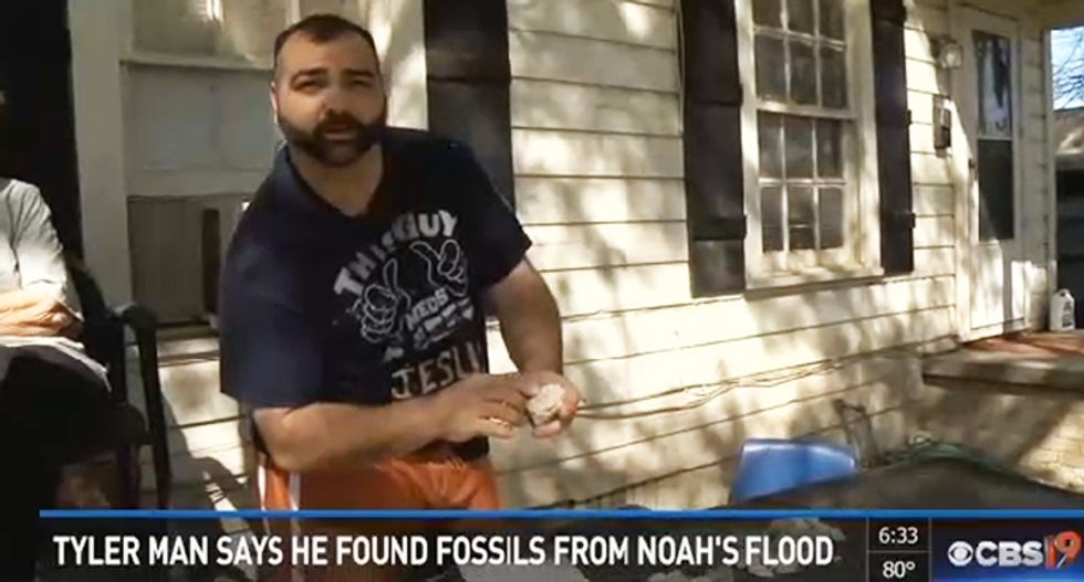 Texas man’s discovery of Noah’s flood fossils in front yard 'confirmed' sight-unseen by biblical  scholar