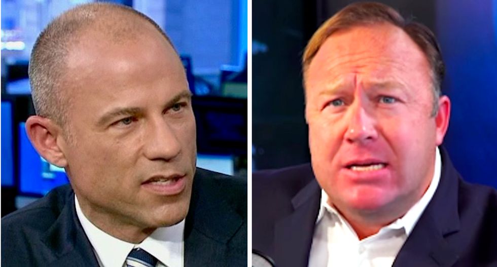 Ex-wife of conspiracy kook Alex Jones wants Stormy Daniels attorney Avenatti to take over child custody case