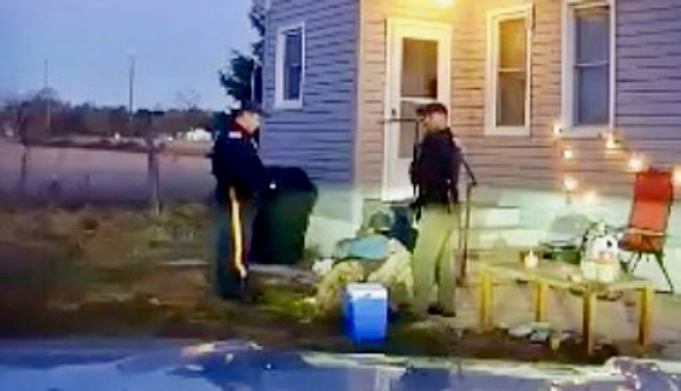 Dashcam video shows New Jersey cop kicking handcuffed suspect in head
