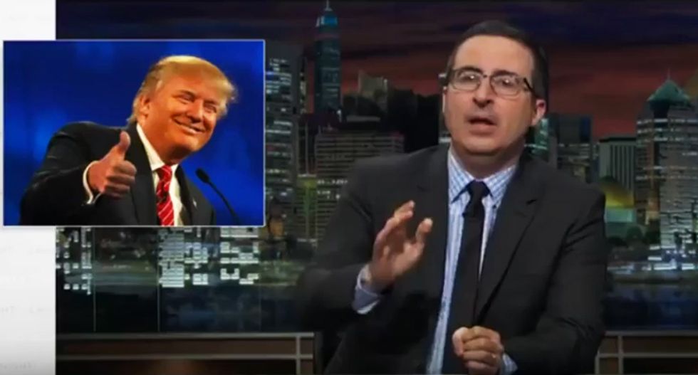 John Oliver brilliantly destroys Donald Trump's 'stupid f*cking' plans to build a wall along the border