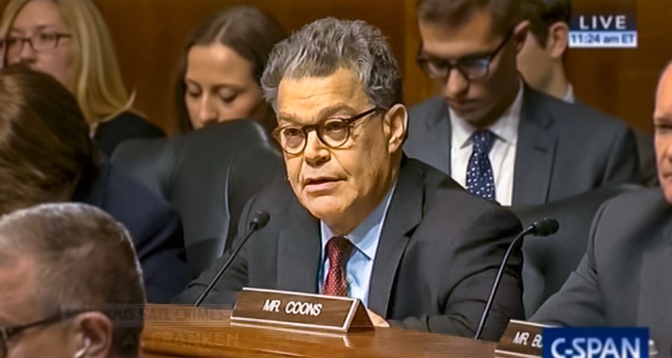 Al Franken paralyzes DOJ lawyer by asking if Bannon inspires hate crimes: 'That's not answering my question'