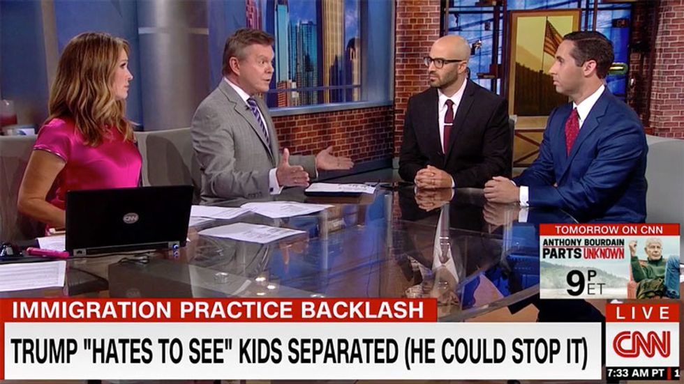 CNN panel blows up after Democratic strategist compares Trump to Hitler over his ‘concentration camps’ for kids