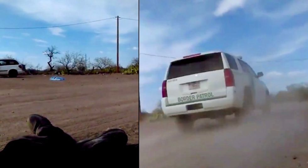 Border Patrol investigating agent who ran down Native American protestor and drove away