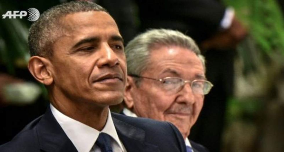 Cuba military parade bizarrely takes aim at Obama, who made overtures to nation