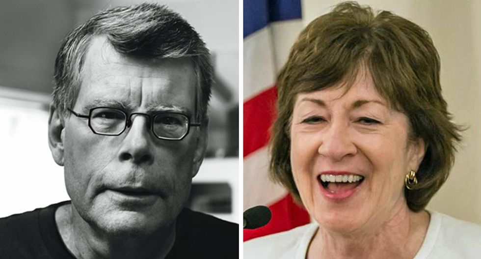 Stephen King vows to take down Susan Collins if she votes to confirm Brett Kavanaugh