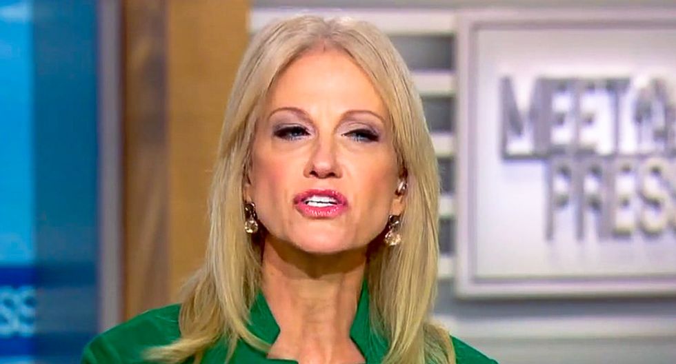 'Say it to my face': Kellyanne Conway dodges on separating families by claiming she's a great mom and Catholic