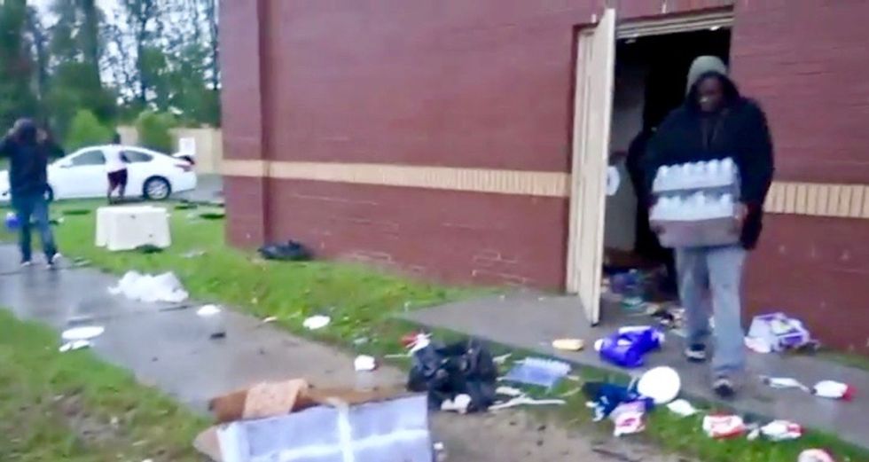 NC cops arrest five for 'looting' Dollar Store during deadly hurricane