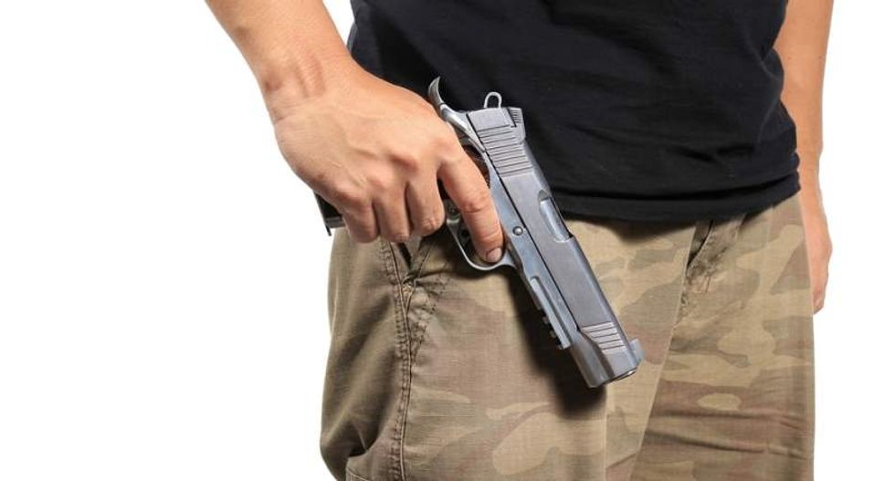 Georgia man loses his leg after shooting lawnmower packed with explosive