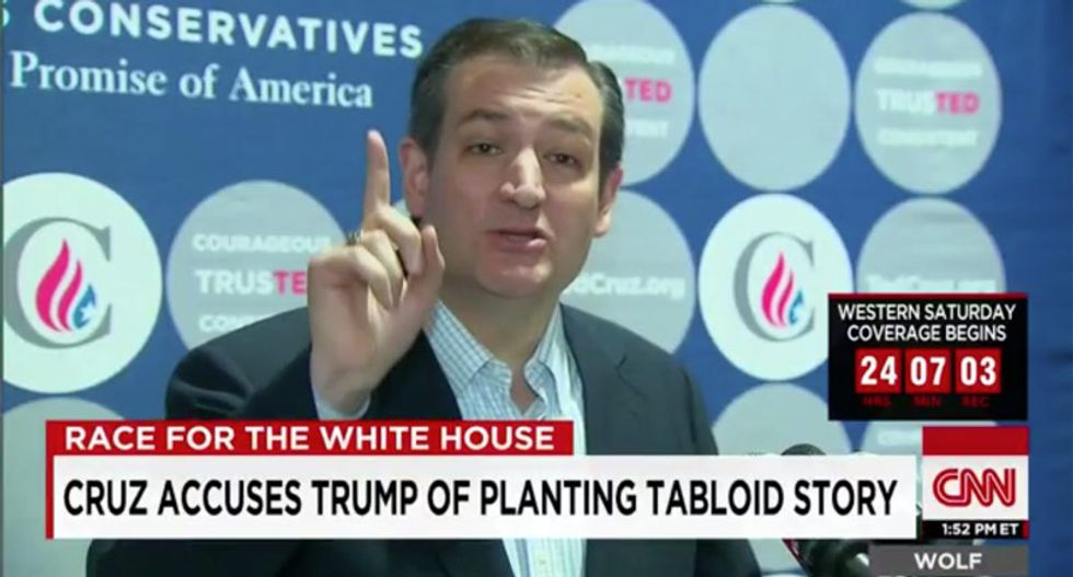 Trump to Cruz: I didn't plant 'Enquirer' affair story on you — but they've been right before