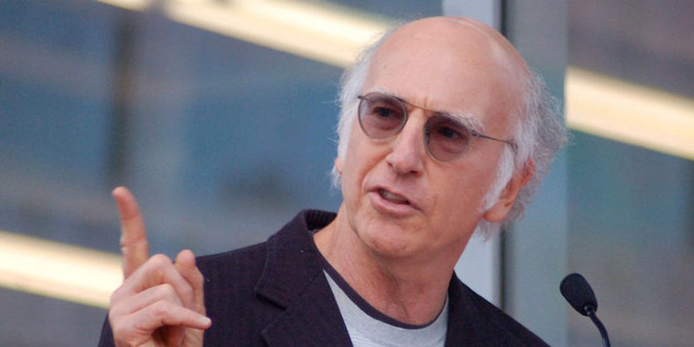 Larry David has the best rebuttal for people accusing Bernie Sanders of hiding his Jewish identity