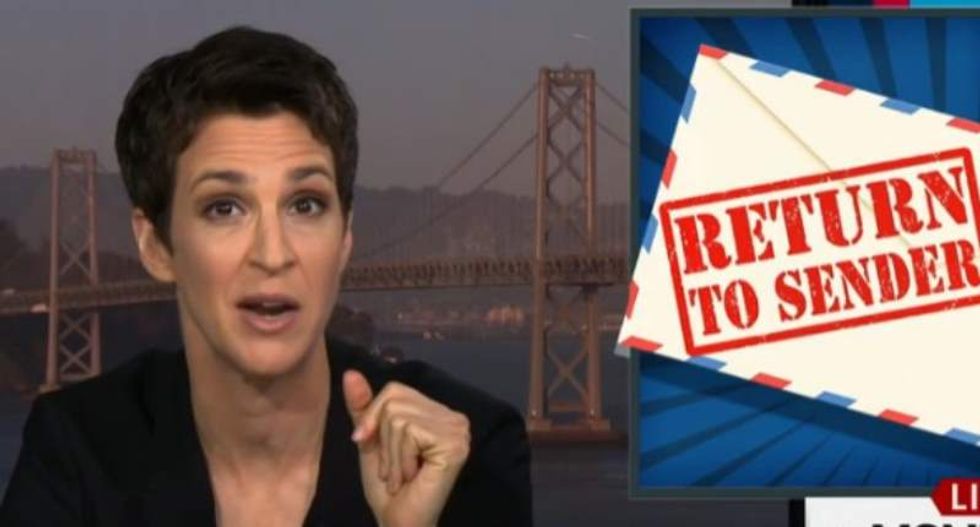 BUSTED: Maddow chews GOP out for 'disgusting' fundraising letter disguised as collection notice