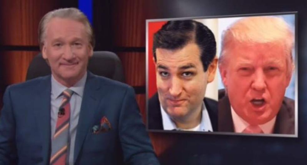 Bill Maher: Cruz vs. Trump has Repubs stuck between 'House of A*shole' or 'House of Douchebag'