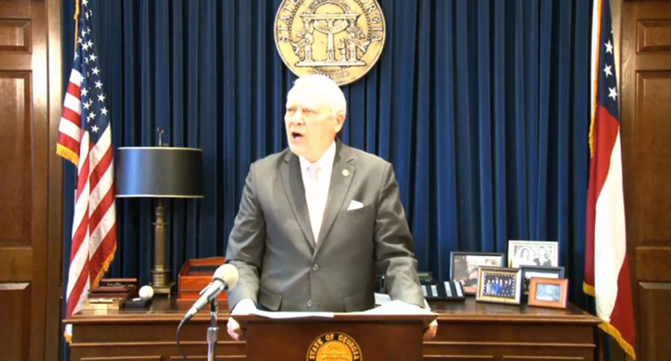 Georgia Governor Nathan Deal vetoes anti-gay 'religious liberty' bill