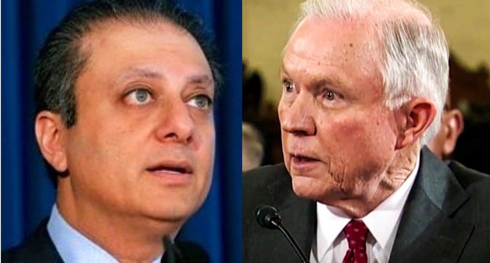 US Attorney Bharara may force Trump administration to fire him after refusing Sessions' demand he resign
