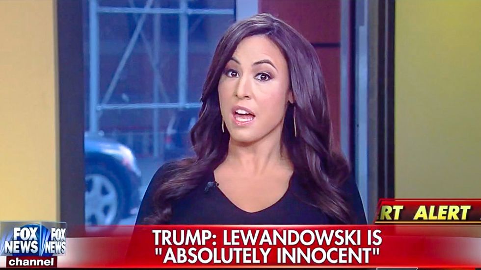 Fox host blames woman manhandled by Trump campaign manager: Assault 'was a big nothing burger'